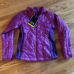 Mountain Hardwear Women's Purple Puffer Jacket-never worn